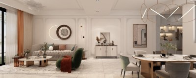 法式客餐厅3D模型下载